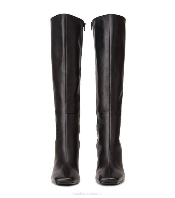 kniehohe Stiefel| de Tony Bianco Frauen Havanna-Kalbsstiefel schwarzes Venedig 4624411